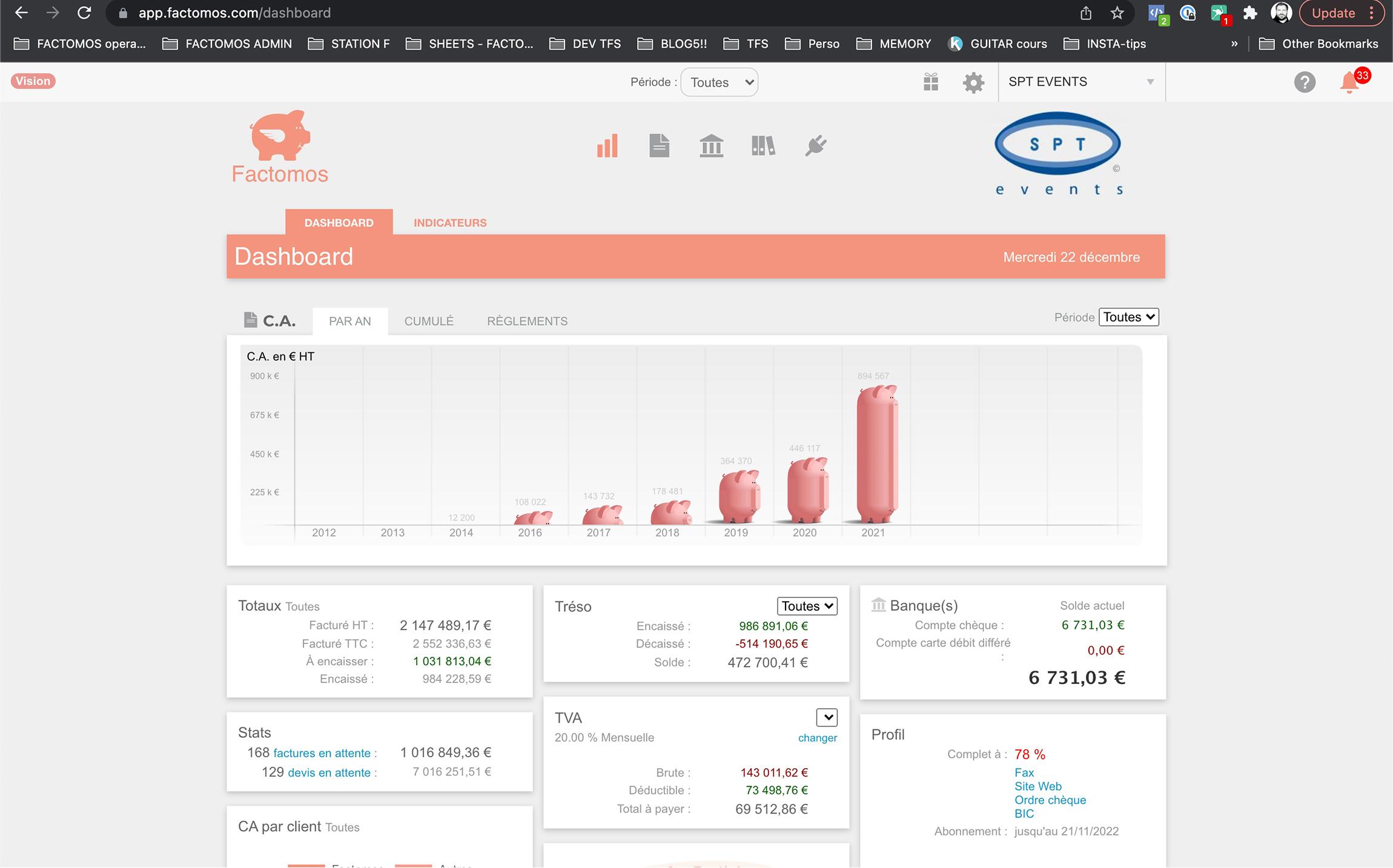 Factomos - Factomos: Librairie de documents, Achat, Export comptable Excel