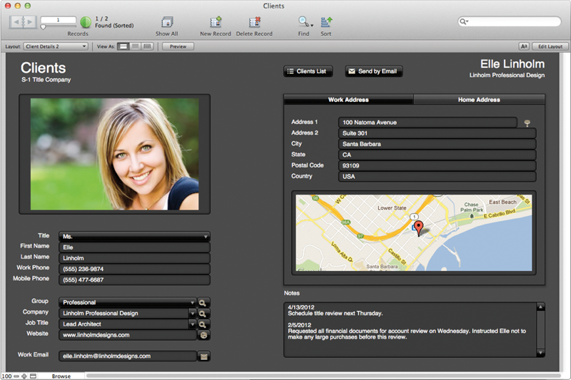 FileMaker Pro App for CRM-screenshot-0 FileMaker Pro App for CRM-screenshot-0