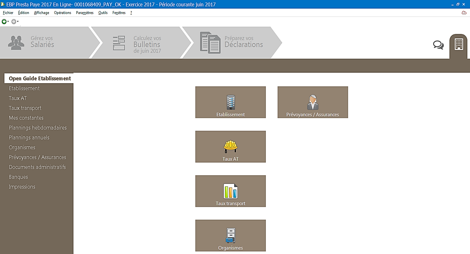 Retrouver toutes les informations de paie de votre société : contrats de mutuelle, de prévoyance, URSSAF, etc. Notre équipe se charge d'intégrer l'ensemble de ces données dans le paramétrage de votre logiciel. Retrouver toutes les informations de paie de votre société : contrats de mutuelle, de prévoyance, URSSAF, etc. Notre équipe se charge d'intégrer l'ensemble de ces données dans le paramétrage de votre logiciel.